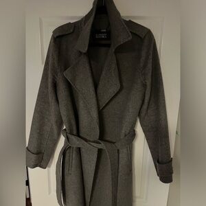 Badgley Mischka double face wool wrap size L